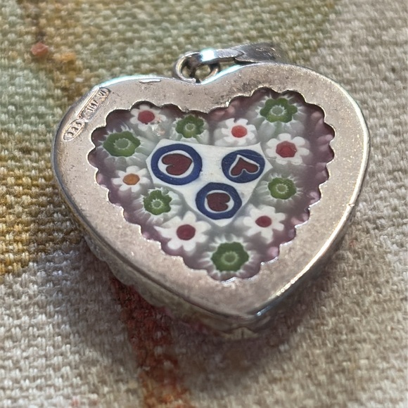 Millifiori Sterling silver Heart Pendant - Picture 4 of 4